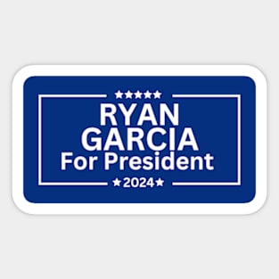 RYAN GARCIA For President trump 2024 keep america great  republican Sticker